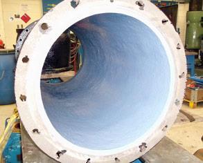 Pump internals after coating with Belzona 1341